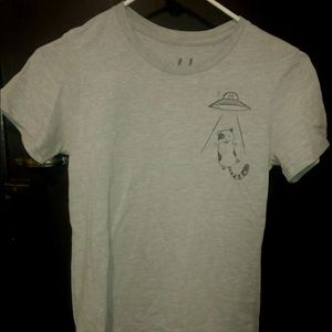 A.lab cat abduction t-shirt